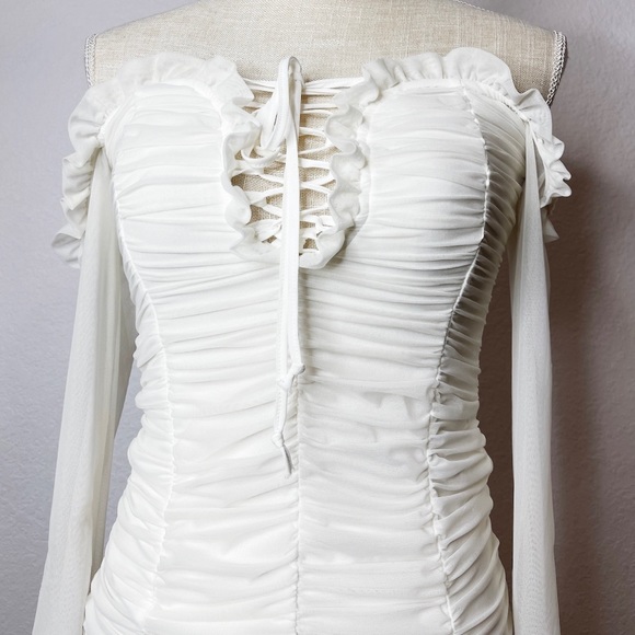 NWT Fashion Nova Maura Mesh Dress - Picture 6 of 8